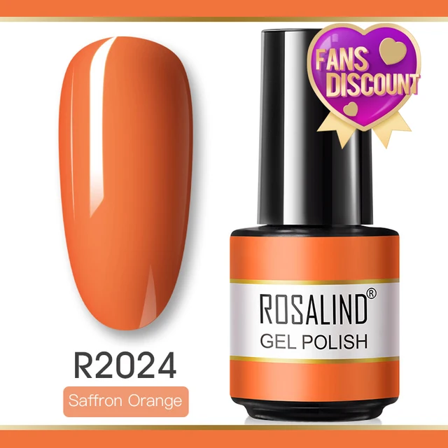 ROSALIND Gel Nail Polish Glitter Gel For Manicure Art Semi Permanent Hybrid Varnish Need UV LED Base Top Coat Nail Polish RAR2024