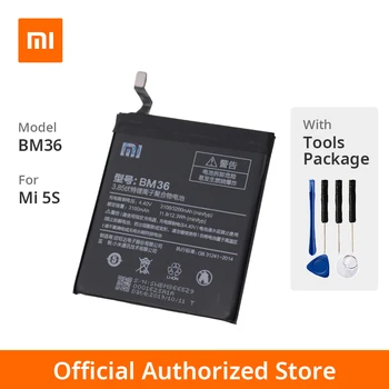 

Xiaomi Original Mi 5S Phone battery Model BM36 Battery Capacity 3100mAh Battery Voltage Limit 3.85V For Xiaomi Mi 5S