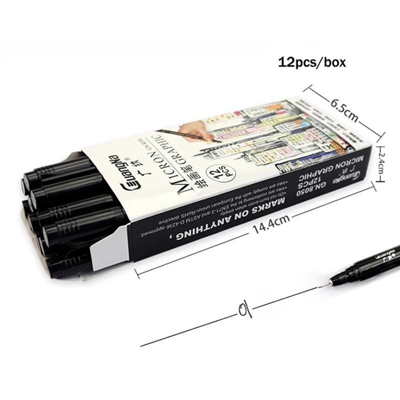 GuangNa Micron Graphic Fineliner Pen Set – Artiful Boutique