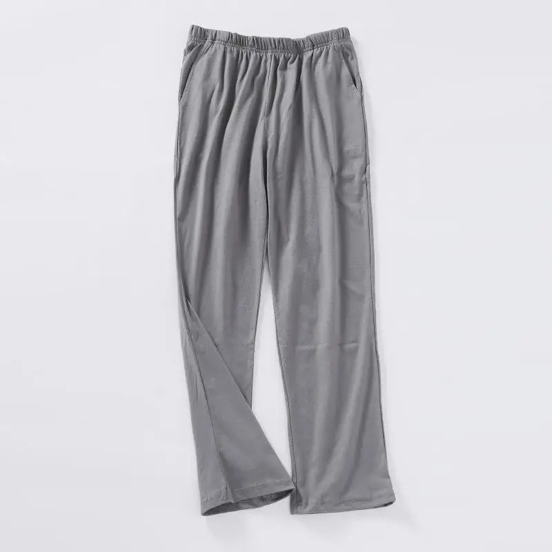 Пижамные штаны для женщин и мужчин, одежда для сна, Свободная Домашняя одежда, интимное нижнее белье, ночное белье, мягкая Домашняя одежда, штаны для отдыха, Пижама - Цвет: men dark gray