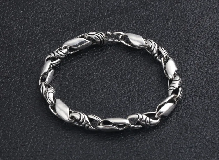 womens silver link bracelet