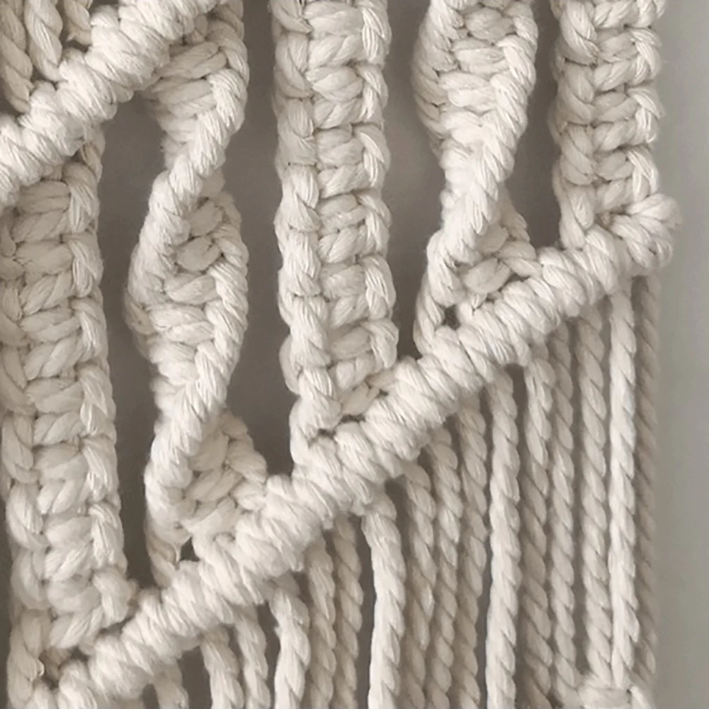 2 Styles Macrame Woven Wall Hanging Boho Chic Bohemian Room Geometric Tapestry Art Beautiful Apartment Dorm Room Decoration