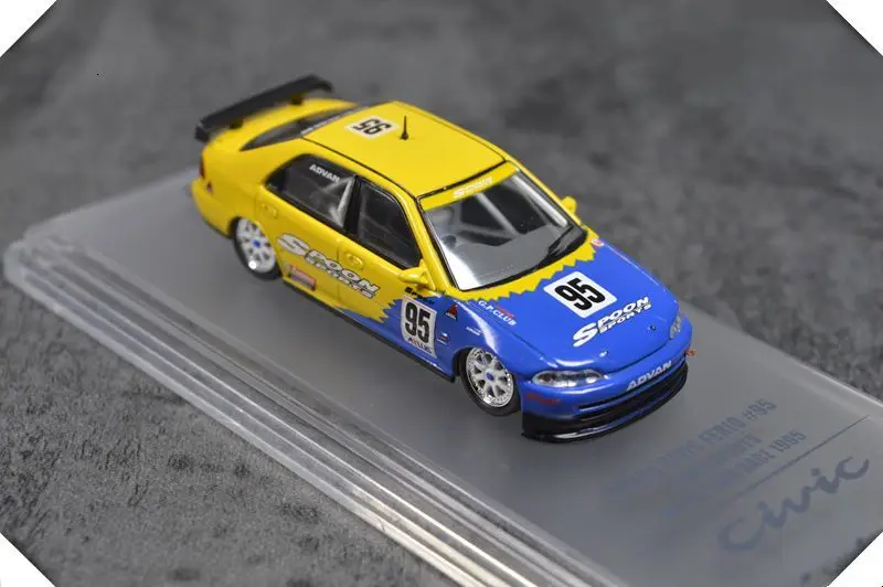 1: 64 масштабная модель автомобиля сплав литье под давлением синий Impreza WRX STI миниатюрная сцена Игрушка гоночный автомобиль стол коллекция подарок