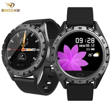 BINSSAW новые умные часы для женщин и мужчин, кровяное давление, монитор сердечного ритма, браслет, переключатель экрана, несколько языков, умные часы