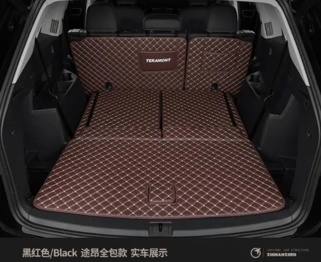 Seven-seat выделенный полноразмерный багажник Коробка коврик для- Volkswagen Teramont/Atlas 7 машинные места стиль