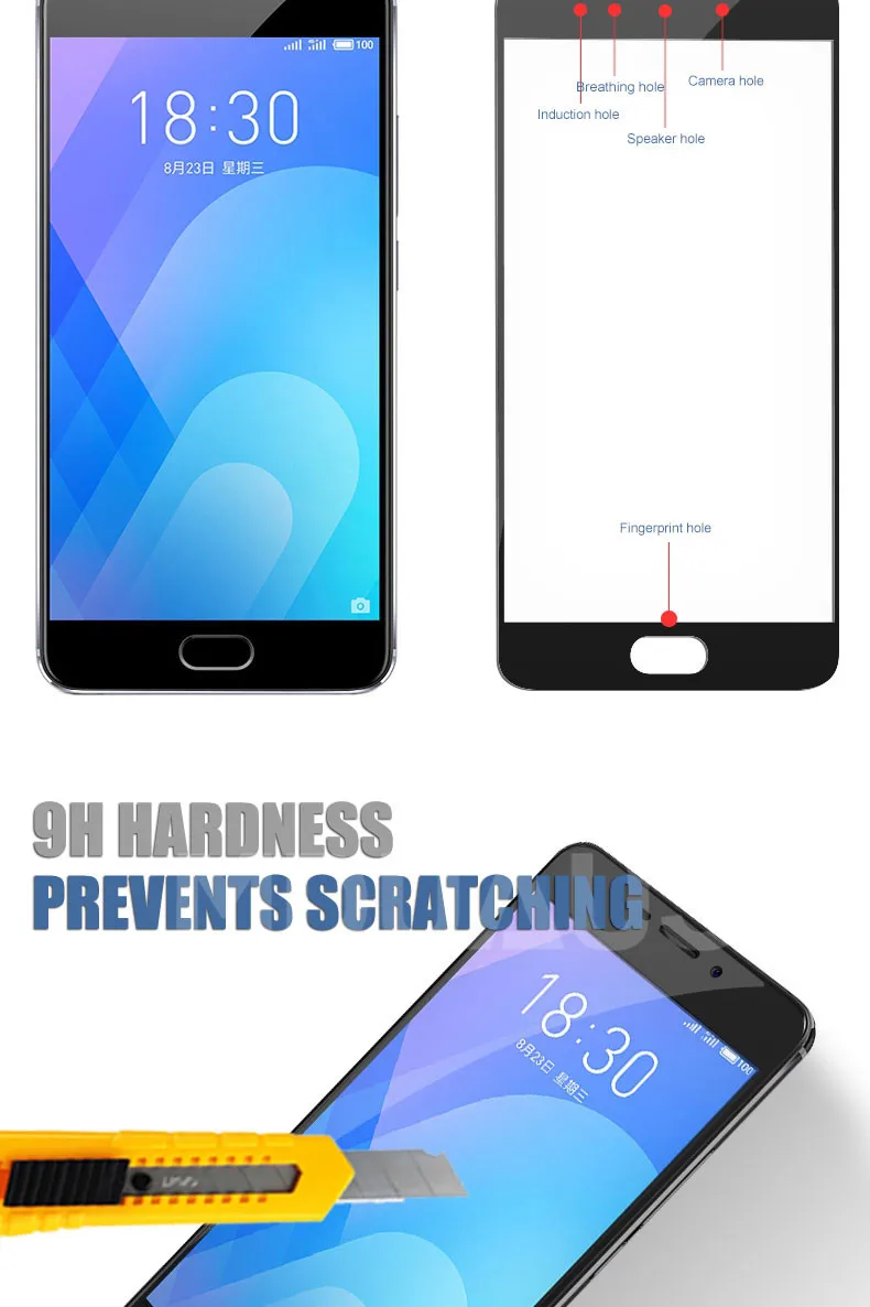 9D полное Защитное стекло для Meizu M8 Lite M8 M6 M5 Note M6S M6T M5S M5C V8 Pro закаленное защитное стекло
