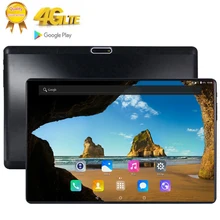 10.1 אינץ tablet Google חנות 10 Core 8GB RAM 128GB ROM 4G LTE אנדרואיד 9.0 Tablet GPS WIFI 1920*1200 IPS Tablet Pad זכוכית מסך(China)