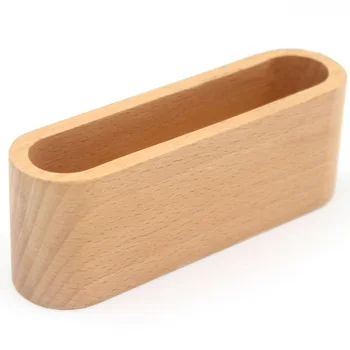 

Wooden Device Desk Organizer Display Name Card Container Stand Business Card Holder Desktop