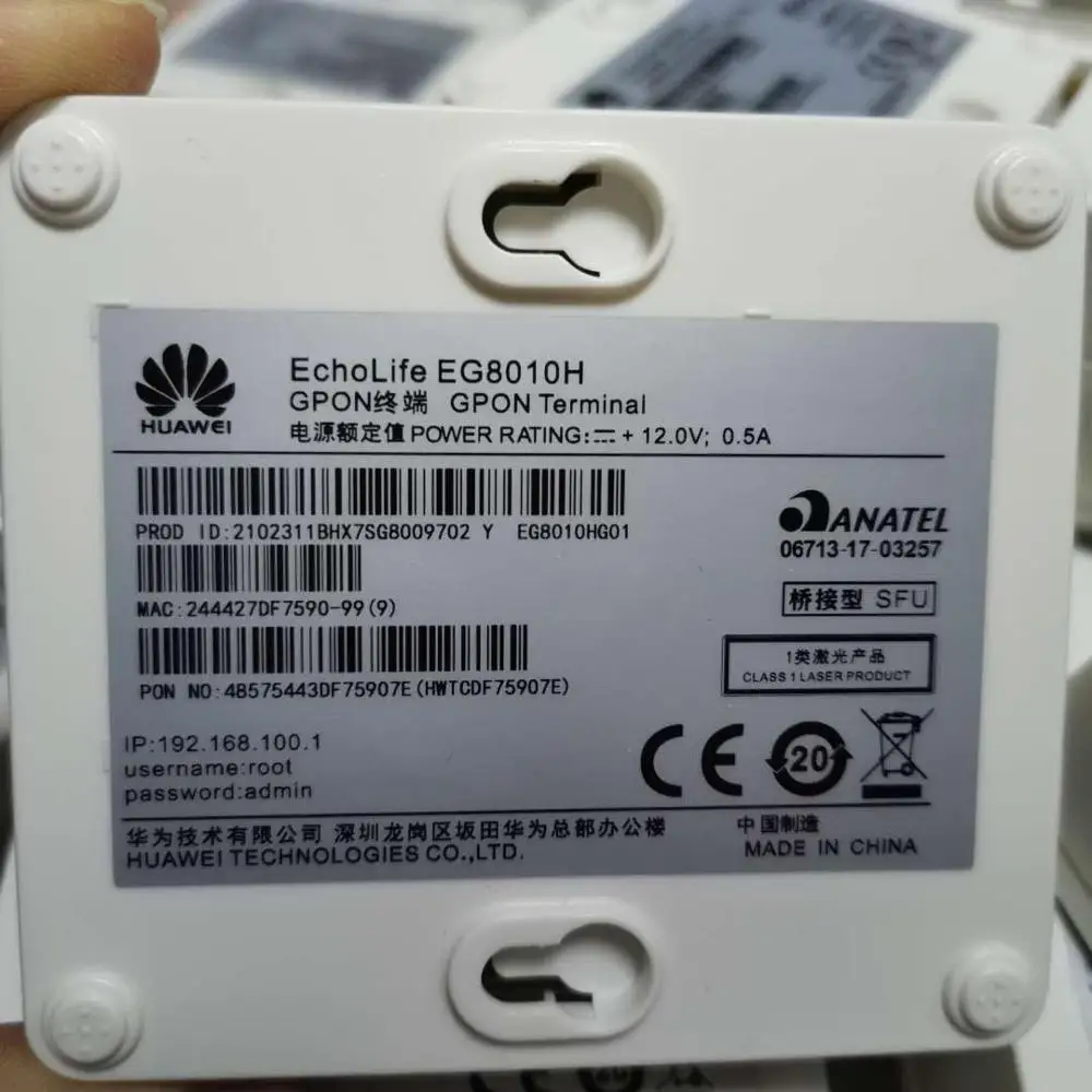 Новое поступление EG8010H gpon onu huawei ont модем такой же как hg8310m hg8010h hg8010c 1GE английская