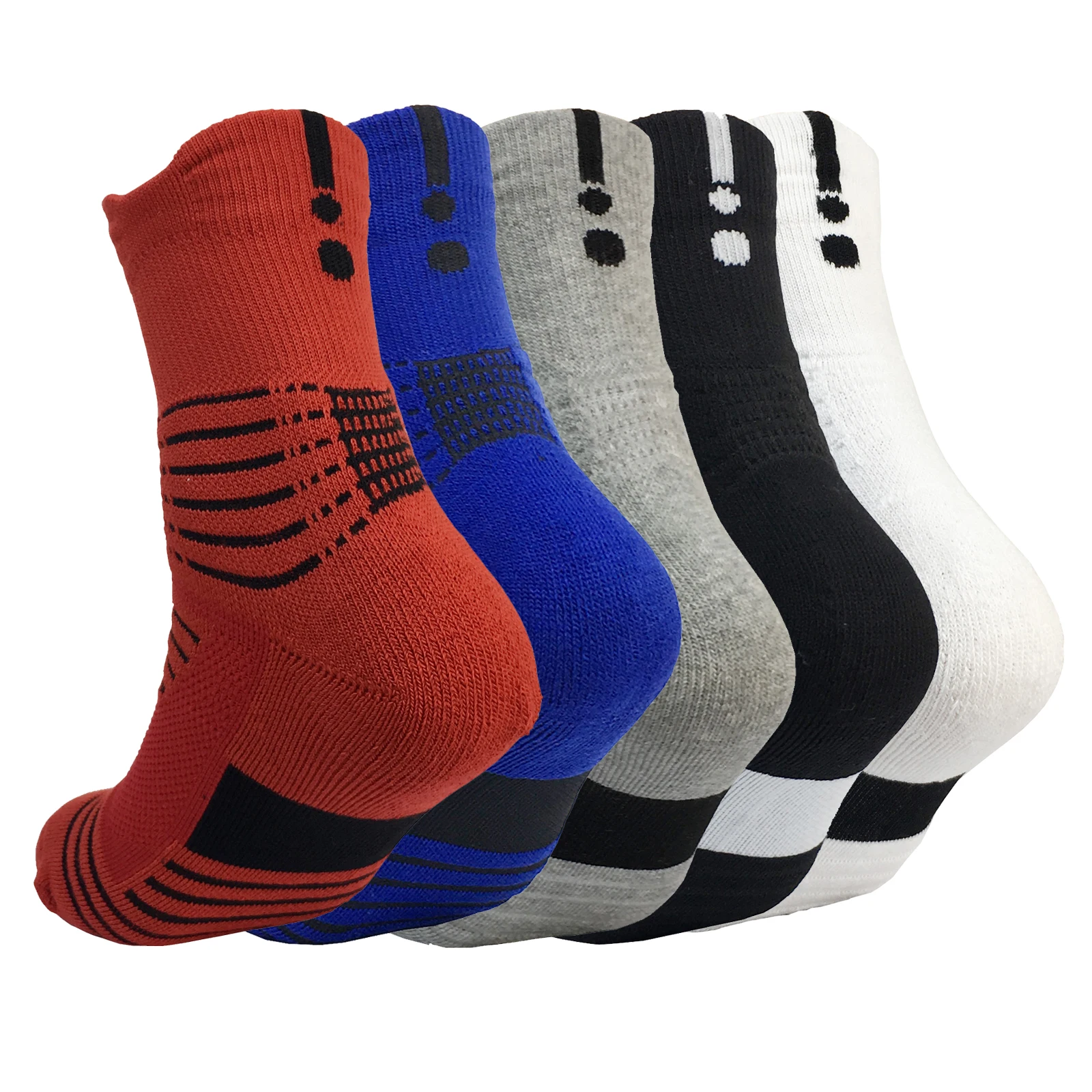 Calcetines Deportivos Talla 10-13 Pack De 6 Pares De Calcetines Tobilleros Para Hombre - Hechos En EE.UU., Mezcla De Algodón, Talla 10-13 Calcetines American Made Sport Series