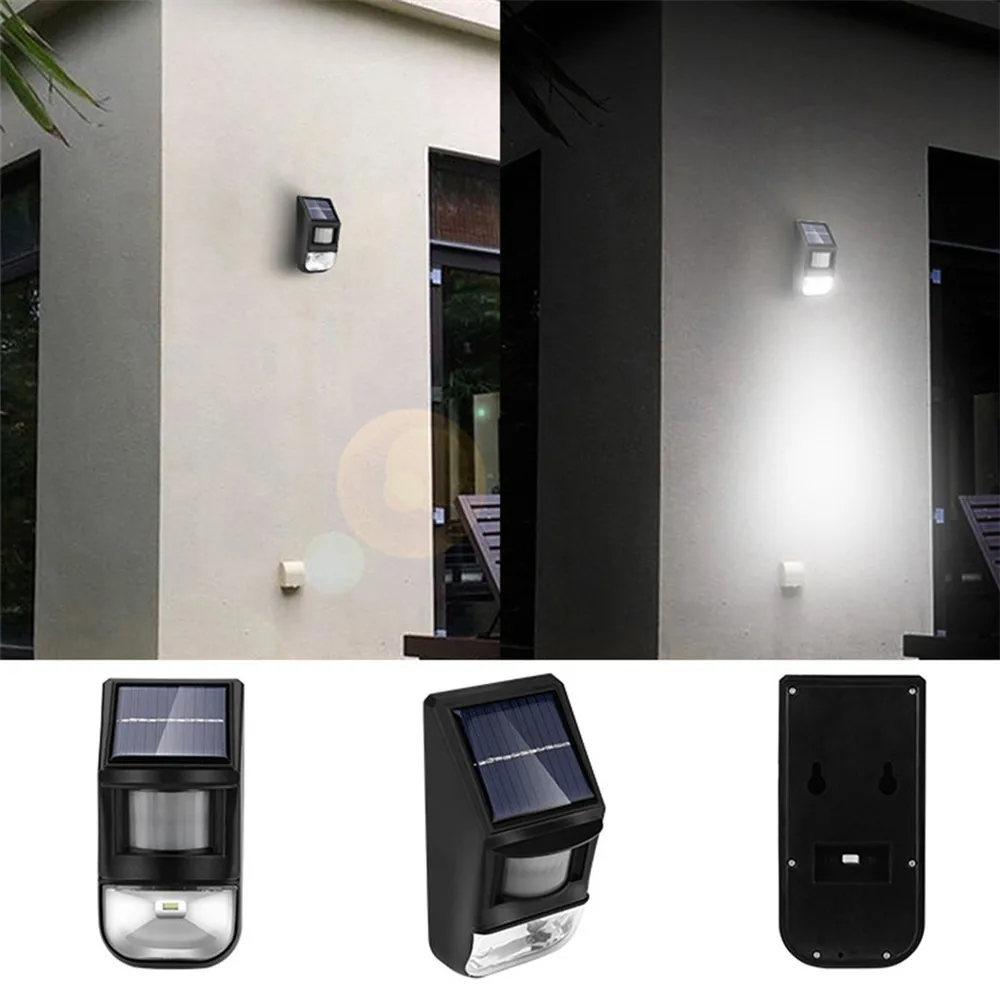 LED Outdoor Solar Light PIR Motion Sensor Solar Garden Light Saving Street Path Wall Lamp LED intelligent light high-energy lamp