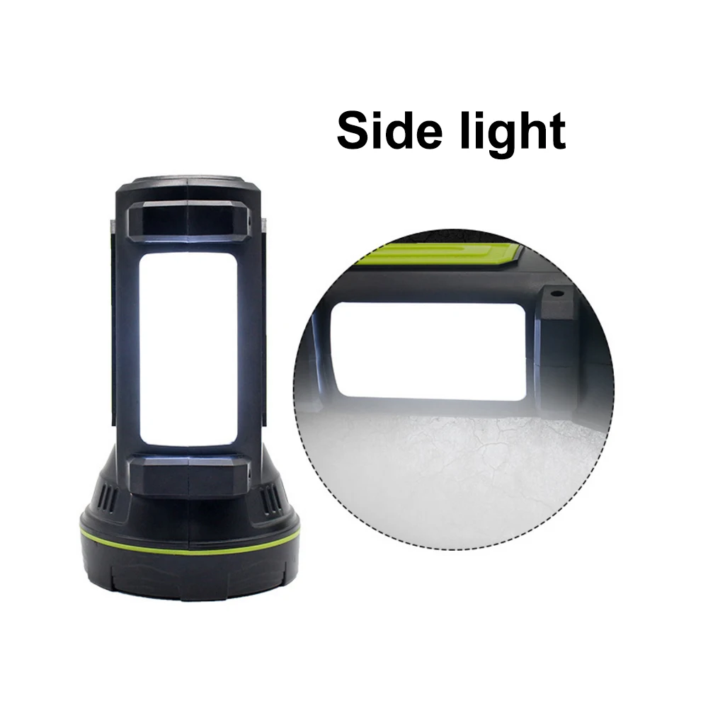 USB Перезаряжаемый ручной светодиодный светильник Светодиодный точечный светильник портативный светильник-вспышка с боковым светильник