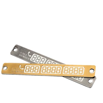 

Car sticker Parking Card Luminous Temporary Telephone Phone Number Card Notification Night Sucker Plate Car Styling Sign Notice