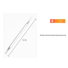 7 шт. удаление черных точек лечение инструмент для чистки пор набор прыщей для ухода за кожей лица макияж экстрактор нос пятнистый подарок из нержавеющей стали