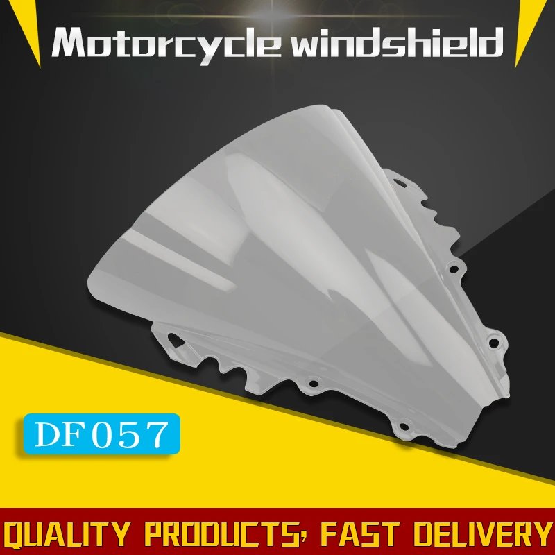 Для Yamaha YZF600 r6 2006 2007 черно-белое тонированное ветровое стекло лобовое стекло двойной пузырь YZF 600 yzf r6 06 07 CC