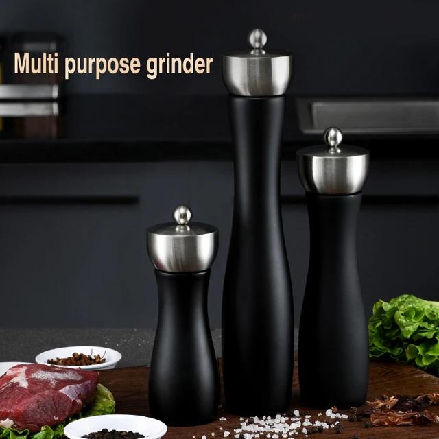 Black Pepper and Spice Grinder, Manual Pepper Mill