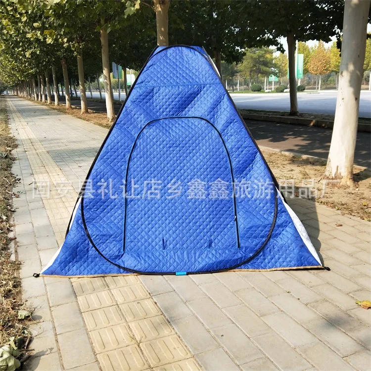 Winter Tent Thick Quilted Warm Hiking Tent Fishing Cold Winter Camping Fishing Tent Outdoor Winter Ice Fishing Cotton Tents