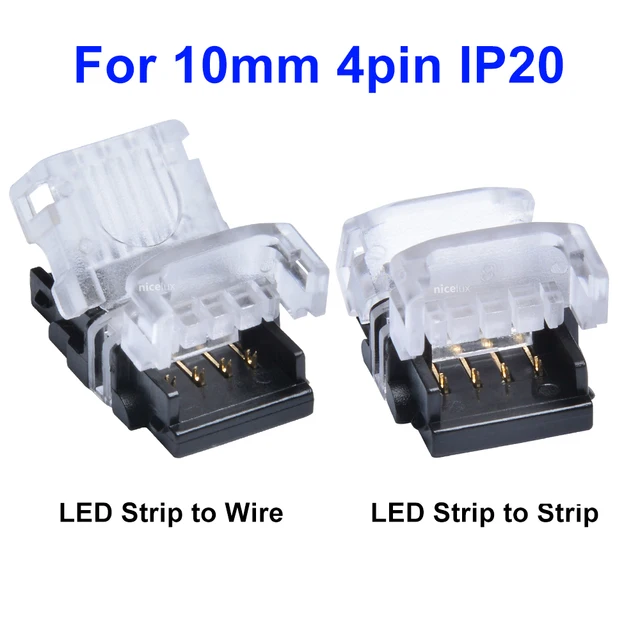 5 Paar SM 2Pin 3Pin 4Pin Stecker und Buchse LED Strip Wire Connector 20XJ