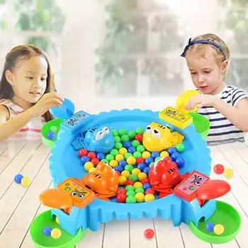 

24Pcs Kids Beads Frog Eating Beans Toy Board Table Game Interactive Educational Kids Toy For Children Adult Stress Relief Toy