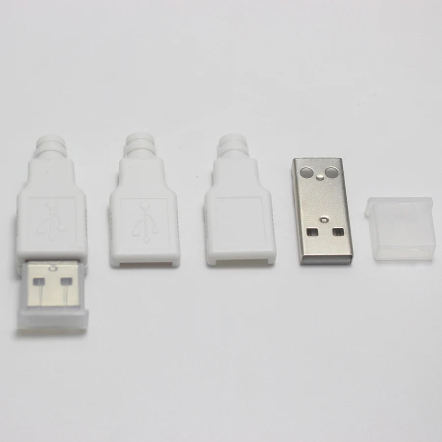 DIY USB 2.0 A Ÿ    Ŀ ÷  10 Ʈ,  ִ  öƽ   ĸ ̽ 