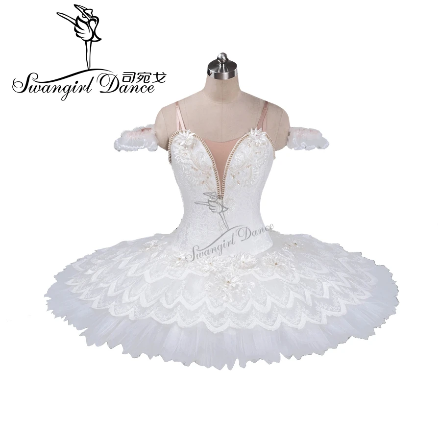 white wan lake ballet tutu adult professional ballet tutus pancake women performance tutu whiteBT9120