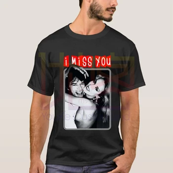 

Rolling Stonees T-Shirt I Miss You Mick Jagger Clothes Popular T-Shirt Crewneck 100% Cotton Tees Amazing Short Sleeve Unique