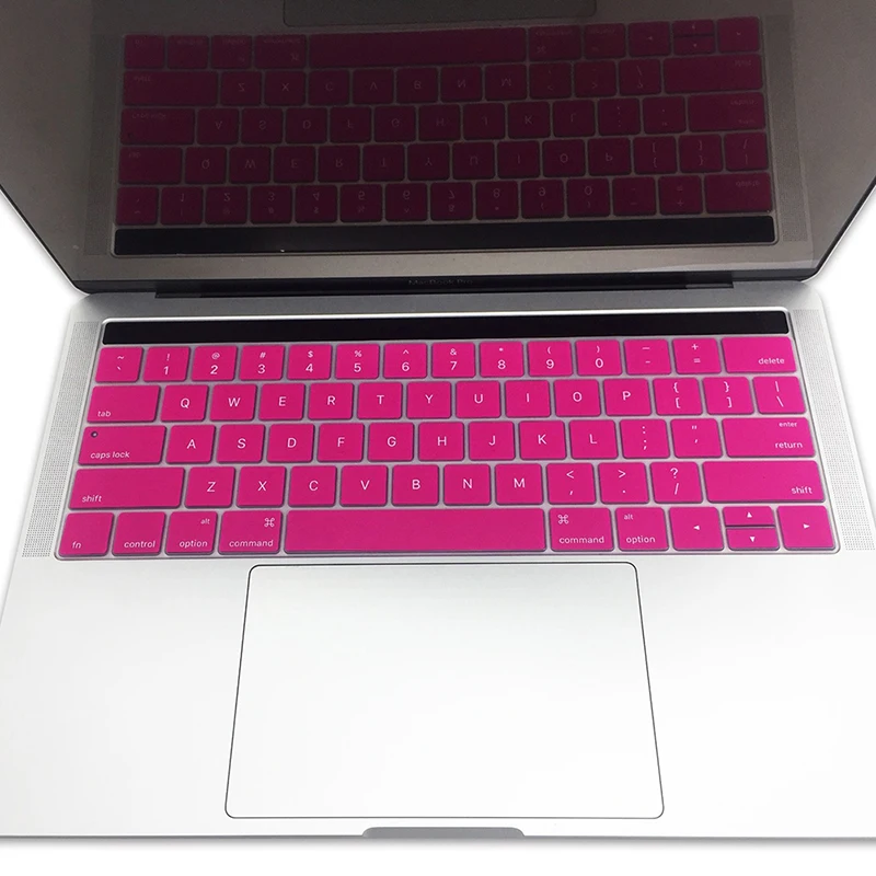 28.7cm x 10cm Silicone Keyboard Cover Protector Skin For Apple Macbook Pro MAC Air 11.6inch Soft Keyboard Stickers 8 Colors