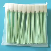 100/200 шт. тампон для чистки сенсорного экрана палочки многоцелевой спиральная подсказка промышленный стержень со спонжем для оптическое оборудование для очистки