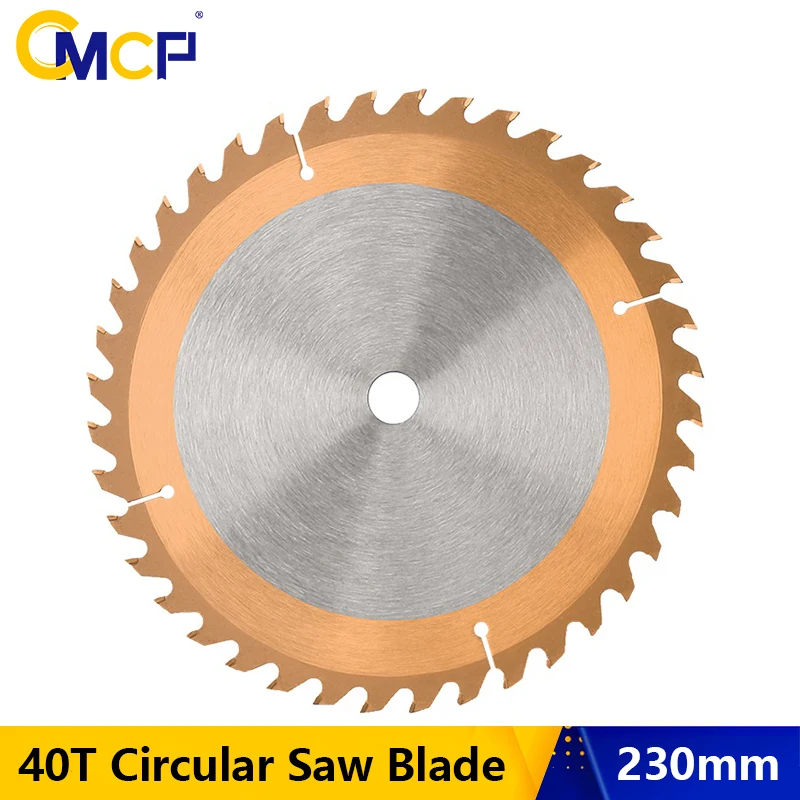 Cmcp 230mm Circular Saw Blade 40 Teeth Wood Cutting Tool Bore Diameter