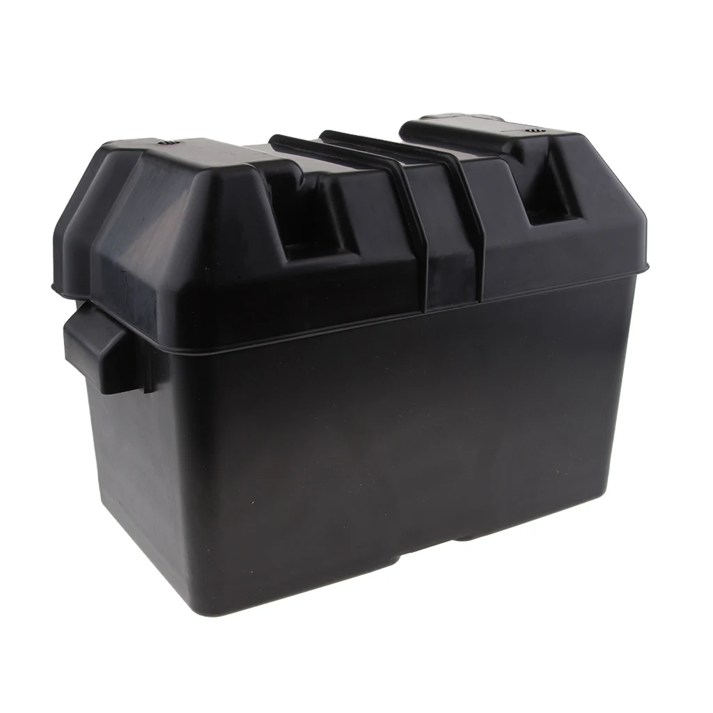 Car RV Boat Marine Smart Battery Box USB Car Charger Power Guard w/ Strap