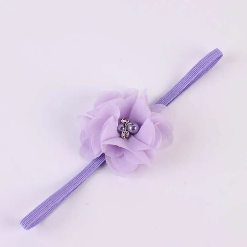 purple headband 1 комплект; Модный ободок с пером и кружевом и крыльями ангела для новорожденных детей; реквизит для студийной фотосъемки - Цвет: purple headband
