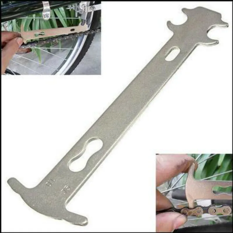 

1Pcs Bicycle Chains Checker Wear Abrasion Indicator MTB Road Bike Chains Gauge Measurement Ruler Cycling Replacement Repair Tool