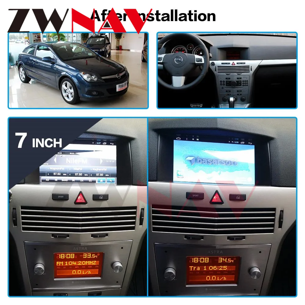Opel Astra için 2006 2012 araba radyo android multimedya Android radyo teyp  2Din araç DVD oynatıcı GPS navigasyon|Araba Multimedya Oynatıcı| -  AliExpress