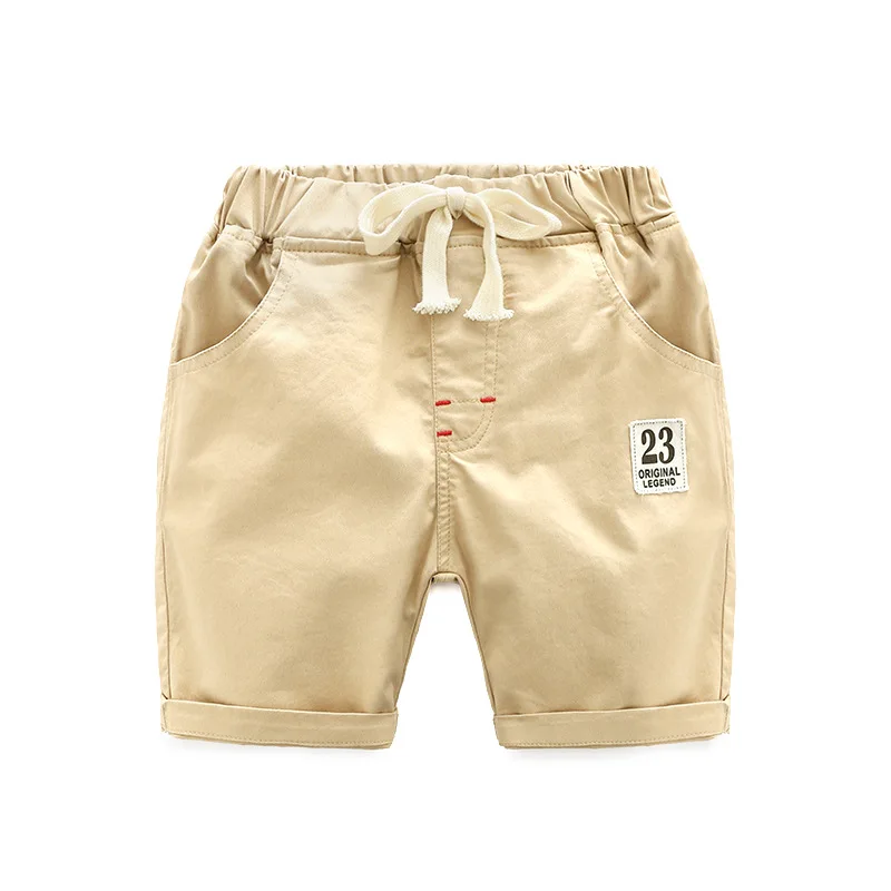 Г. Детские шорты; летняя одежда; новые стильные однотонные шорты для мальчиков; повседневные штаны на шнуровке; мужские шорты на гусеничном ходу
