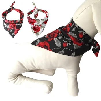 

Adjustable Printed Soft Collar For Dog Pet Supplies Cat Dog Bandana Scarf Collars For Chihuahua Teddy Puppy Pet Neckerchief New