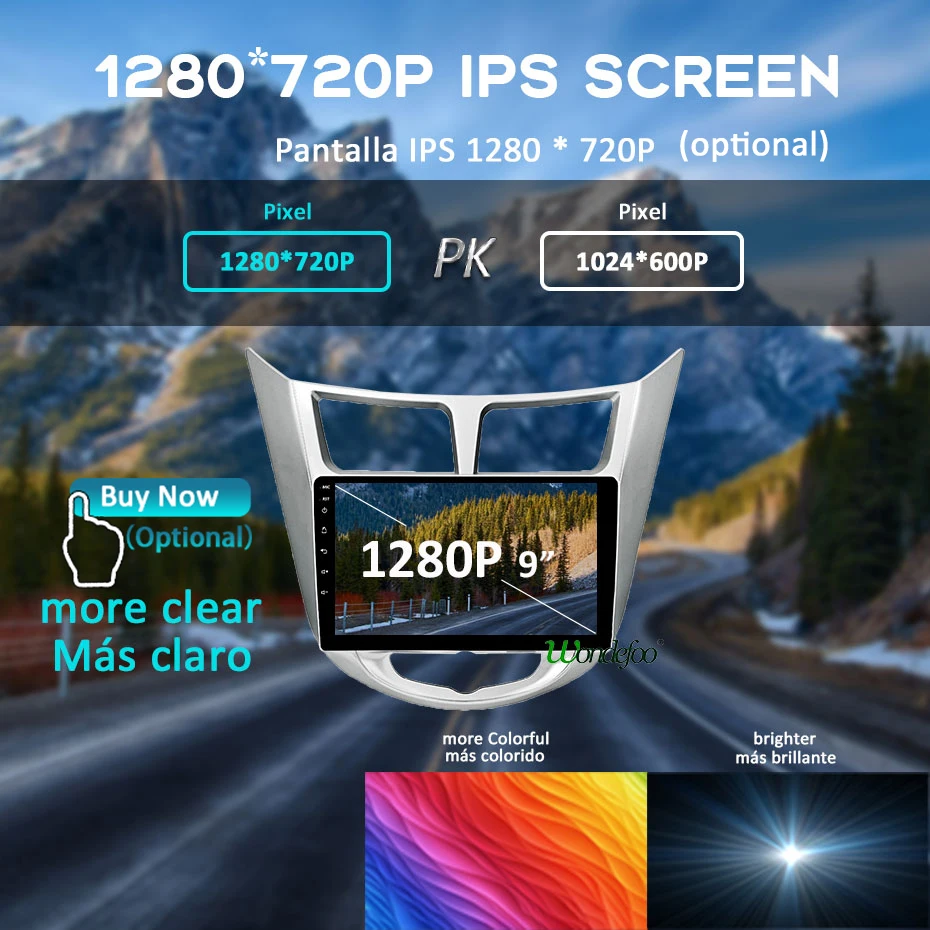 Android 9,0 1280P 4G 64G Carplay gps для hyundai Solaris 1 2 Verna Accent Grand Avega Attitude 2010- мультимедийное радио без DVD
