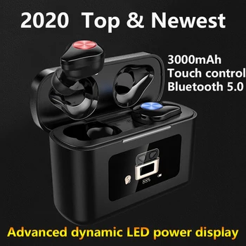 

X16 TWS Bluetooth Earphone Wireless Music Earbuds Gaming Headset Dynamic LED Power Display Wireless Earphones For Phone 2020 New
