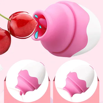 Powerful Vibrator for woman Nipple Sucker Clitoris Stimulation Waterproof G-spot Charge Tongue vibrator Adut Sex Toys for Women 2