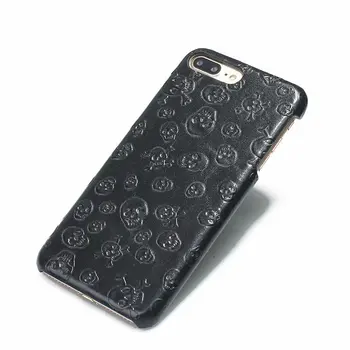

Fashion cool Genuine leather 3D Phone Case For iPhone 11 Pro MAX X XR XS MAX 8 7 6 6S Plus Drop protection shell