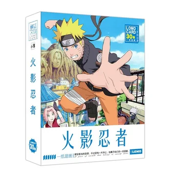 

30 Sheets/Set Japanese Anime Naruto Lomo Card Mini Postcard Greeting Card Christmas Gifts