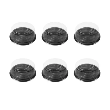 

10Pcs 8 Inch Transparent Plastic Cake Pastries Box Cupcake Muffin Dome Holders Cases Boxes Cups