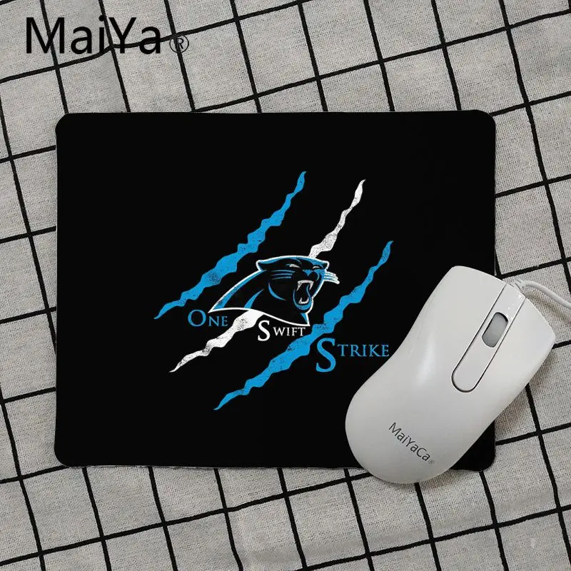 Maiya высокое качество Carolina Panthers уникальная настольная панель коврик для игровой мыши Лидер продаж подставка под руку мышь - Цвет: No Lock Edge25x29cm