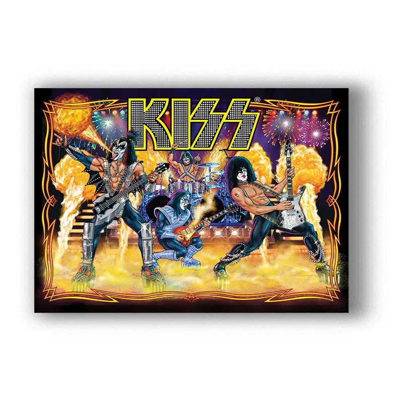 Постер группы KISS четкое изображение настенные наклейки украшение для дома