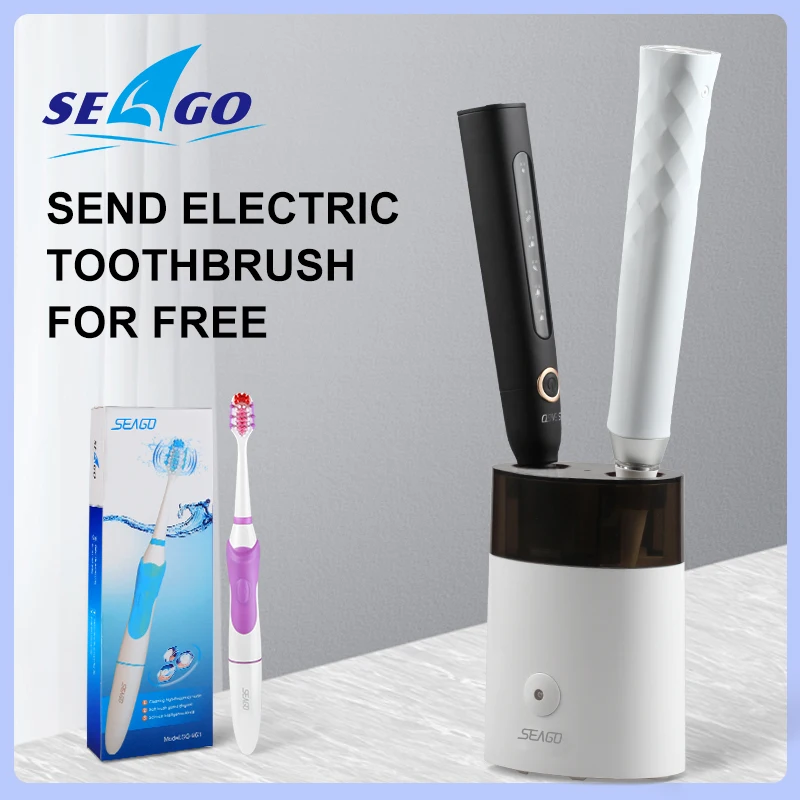 2 в 1 УФ электрический дезинфектор зубной щетки антибактериальные стерилизатор