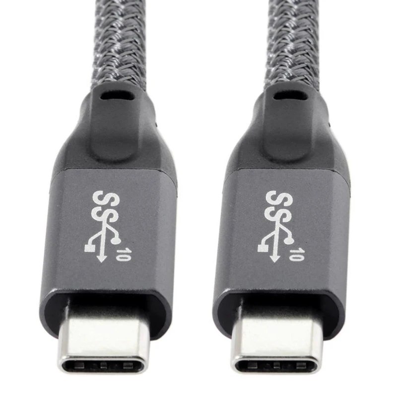 10 Гбит/с USB-C USB 3,1 type C Gen2 мужчин и мужчин видео данных 100 Вт Кабель с E-Marker для планшета и телефона и ноутбука UC-124