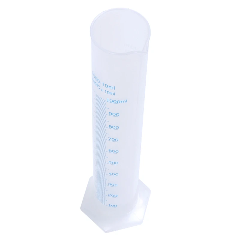 High 41 centimeter 1000 milliliter meter plastic measuring cylinder