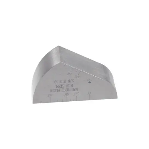 MAB Angle Beam ROMPAS Calibration Standard Carbon Steel Block