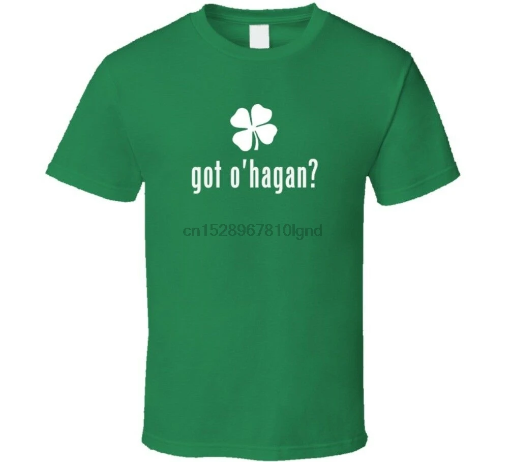 Got O Hagan Clover Ирландия ирландский Harajuku уличная рубашка мужская день футболка |