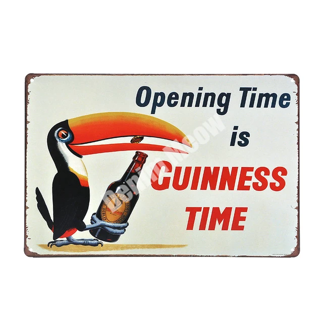 Guinness Plaque Vintage Metal Tin Signs Bar Pub Decorative Plates VODKA Wall Stickers Corona Iron Poster Beer Advertising Sign O