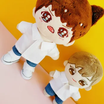 

[MYKPOP]KPOP Doll's Clothes: T-shirt & Pant 2pcs Set for 15cm 20cm doll (without doll) Fans Collection SB20082603